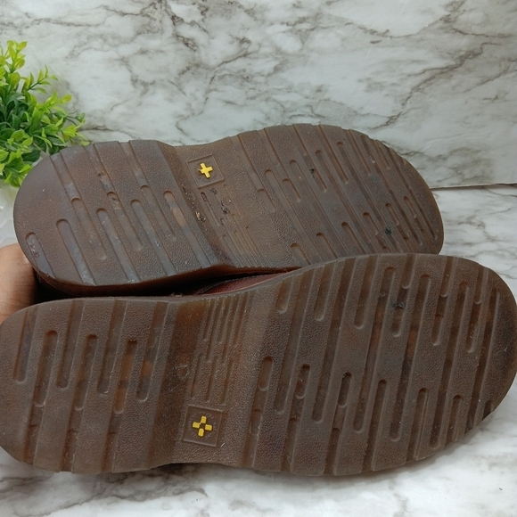 DR. MARTENS Boston Men's Brown Leather Lace Up Oxford Loafers Size 11 - Picture 13 of 13